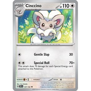 Cinccino 137/162 - Temporal Forces Enkeltkort