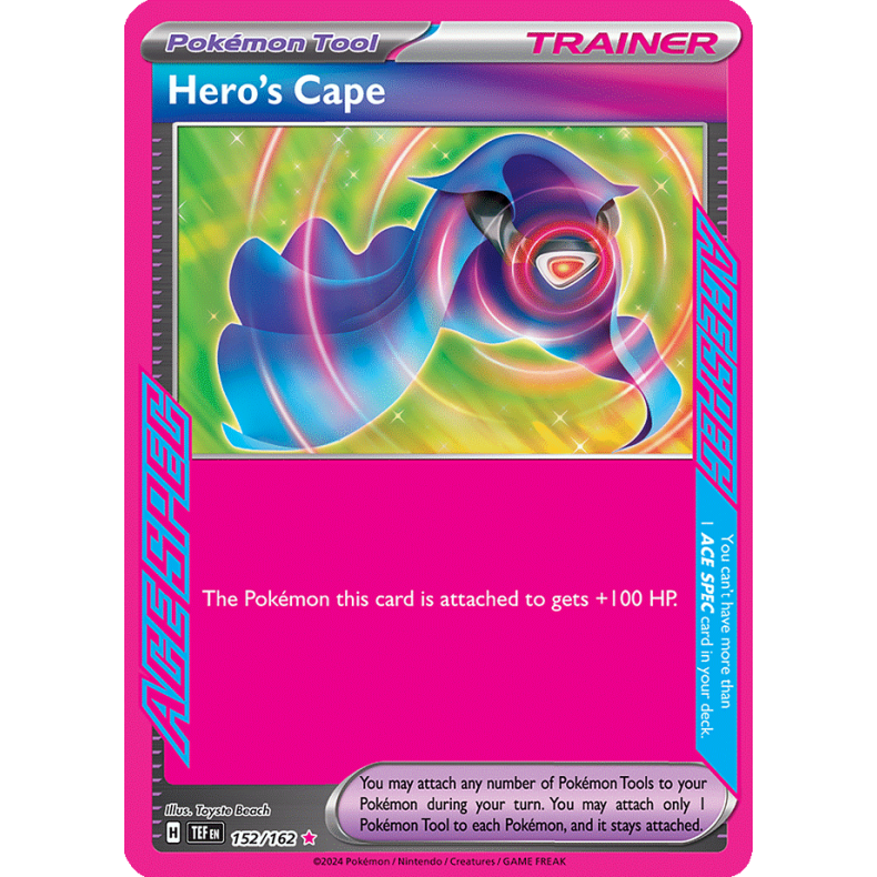 Hero's Cape 152/162 - Temporal Forces Enkeltkort