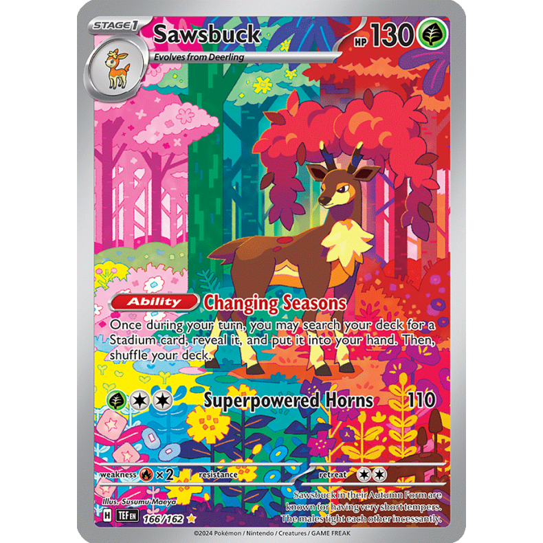 Sawsbuck 166/162 - Temporal Forces Enkeltkort