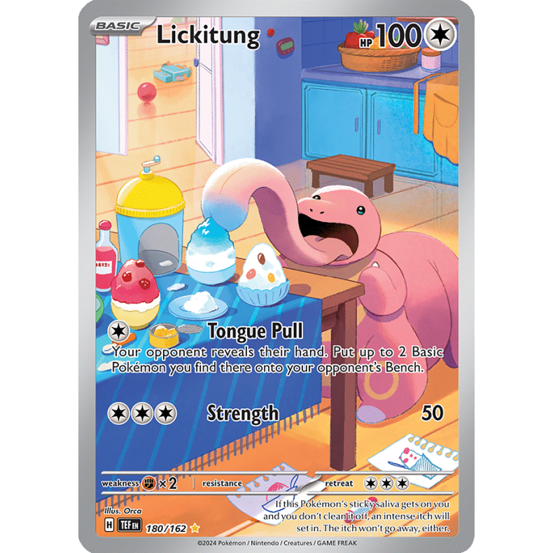 Lickitung 180/162 - Temporal Forces Enkeltkort