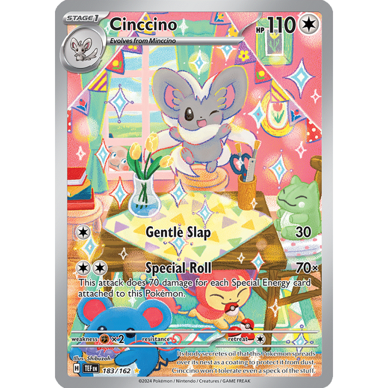 Cinccino 183/162 - Temporal Forces Enkeltkort