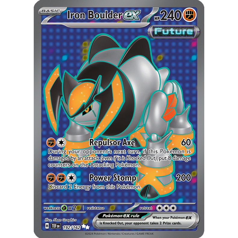 Iron Boulder ex 192/162 - Temporal Forces Enkeltkort