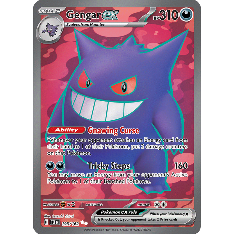 Gengar ex 193/162 - Temporal Forces Enkeltkort