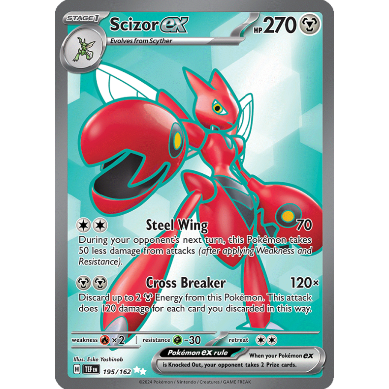 Scizor ex 195/162 - Temporal Forces Enkeltkort