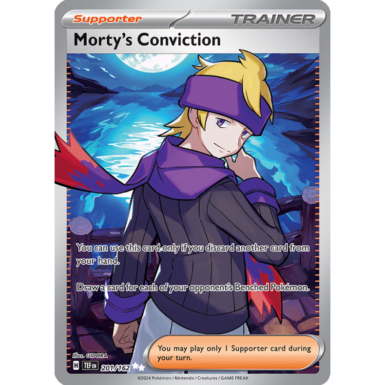 Morty's Conviction 201/162 - Temporal Forces Enkeltkort