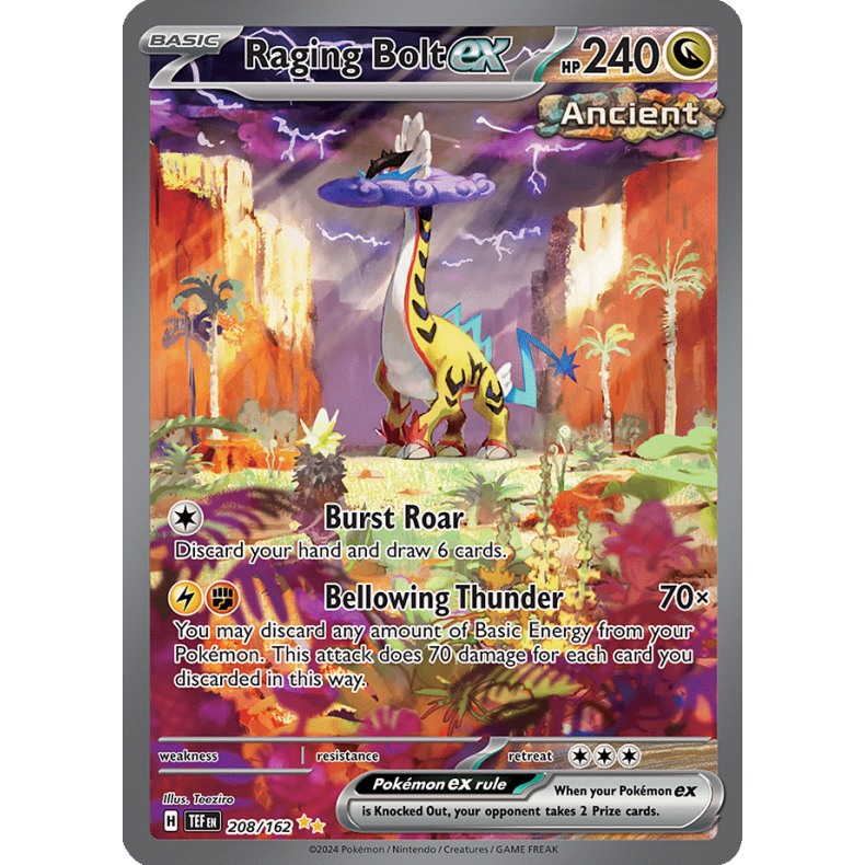 Raging Bolt ex 208/162 - Temporal Forces Enkeltkort