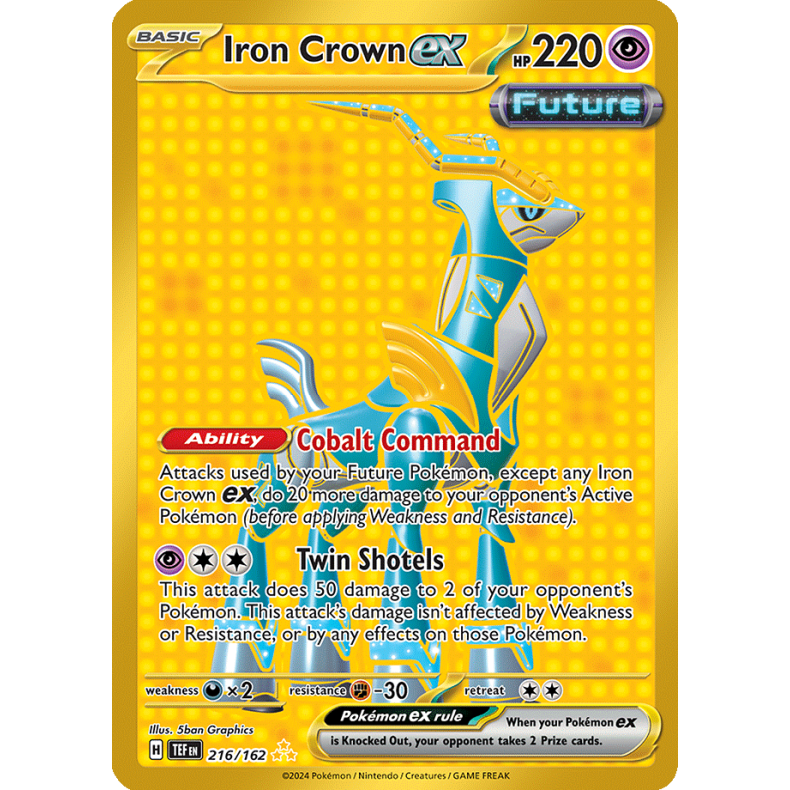 Iron Crown ex 216/162 - Temporal Forces Enkeltkort