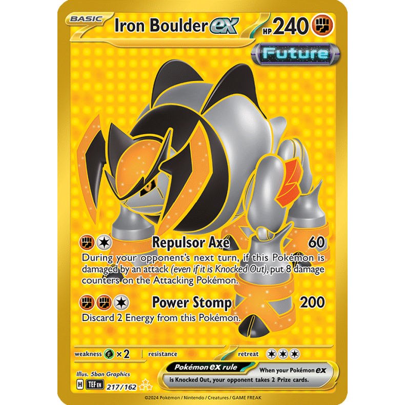 Iron Boulder ex 217/162 - Temporal Forces Enkeltkort