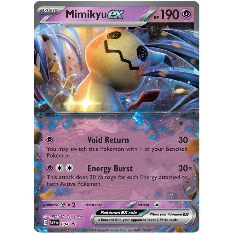 Mimikyu ex SVP004 - Scarlet &amp; Violet Promo Kort SVP