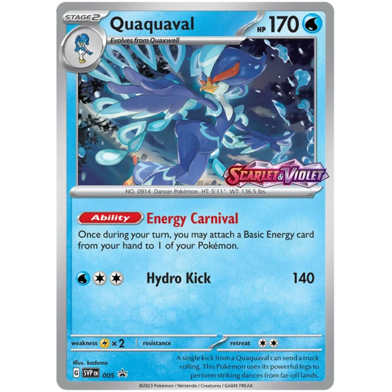 Quaquaval SVP005 - Scarlet &amp; Violet Promo Kort SVP