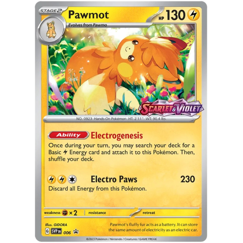 Pawmot SVP006 - Scarlet &amp; Violet Promo Kort SVP