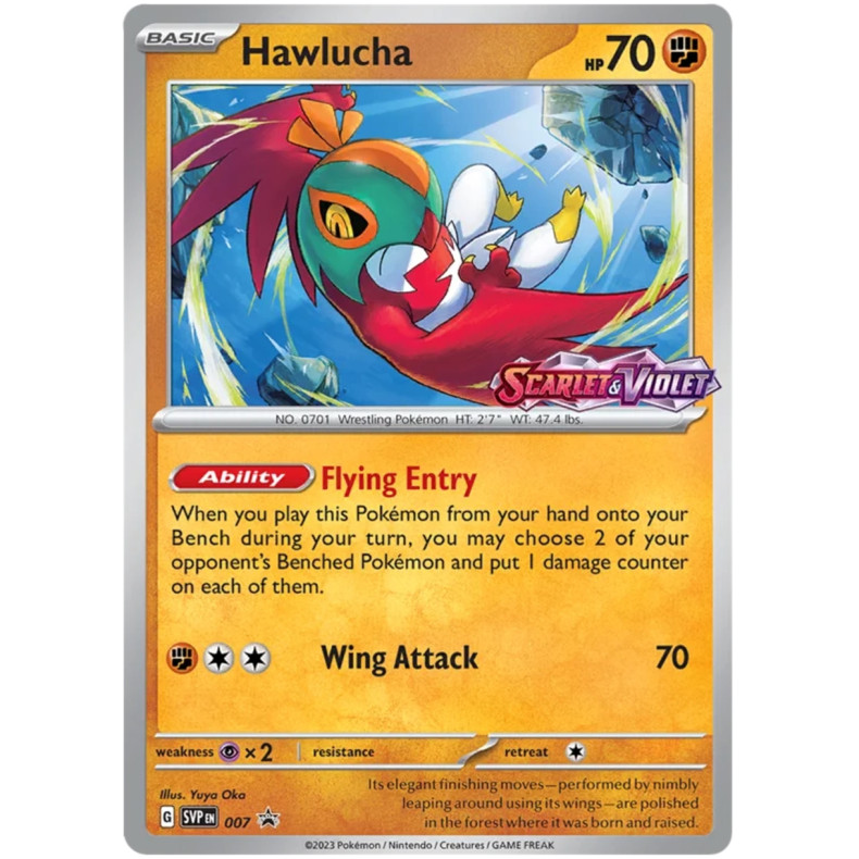 Hawlucha SVP007 - Scarlet &amp; Violet Promo Kort SVP