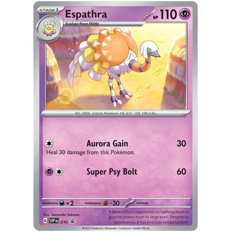 Espathra SVP010 - Scarlet &amp; Violet Promo Kort SVP