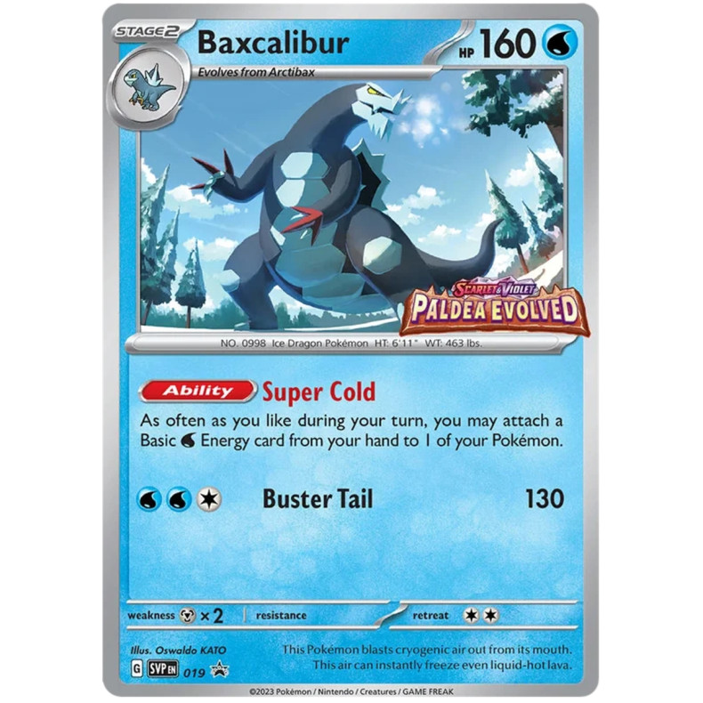 Baxcalibur SVP019 - Scarlet &amp; Violet Promo Kort SVP