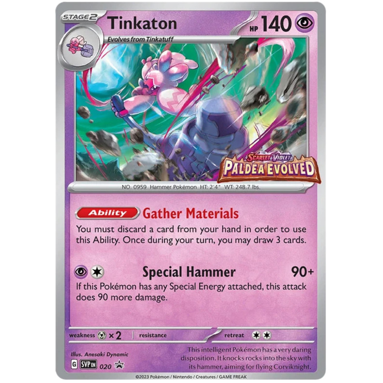Tinkaton SVP020 - Scarlet &amp; Violet Promo Kort SVP