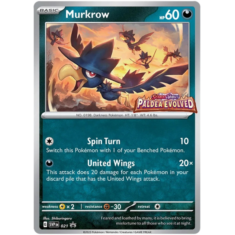 Murkrow SVP021 - Scarlet &amp; Violet Promo Kort SVP