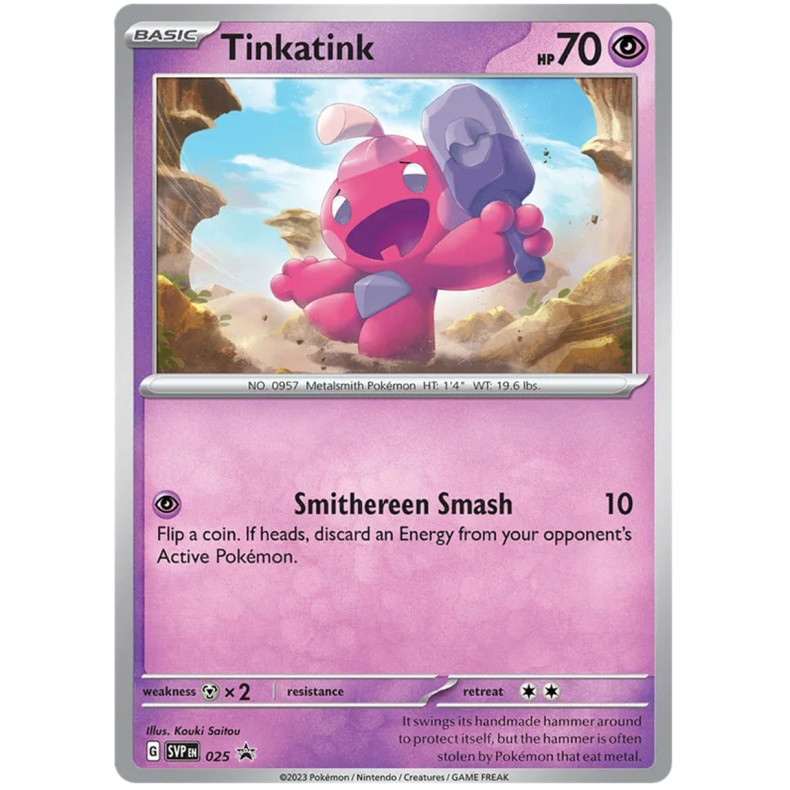 Tinkatink SVP025 - Scarlet &amp; Violet Promo Kort SVP