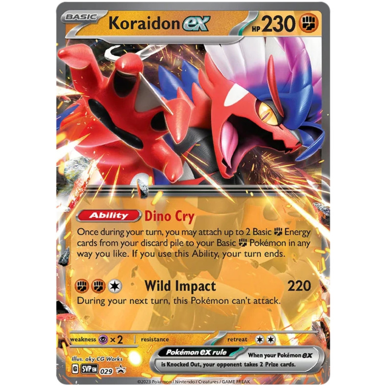 Koraidon ex SVP029 - Scarlet &amp; Violet Promo Kort SVP