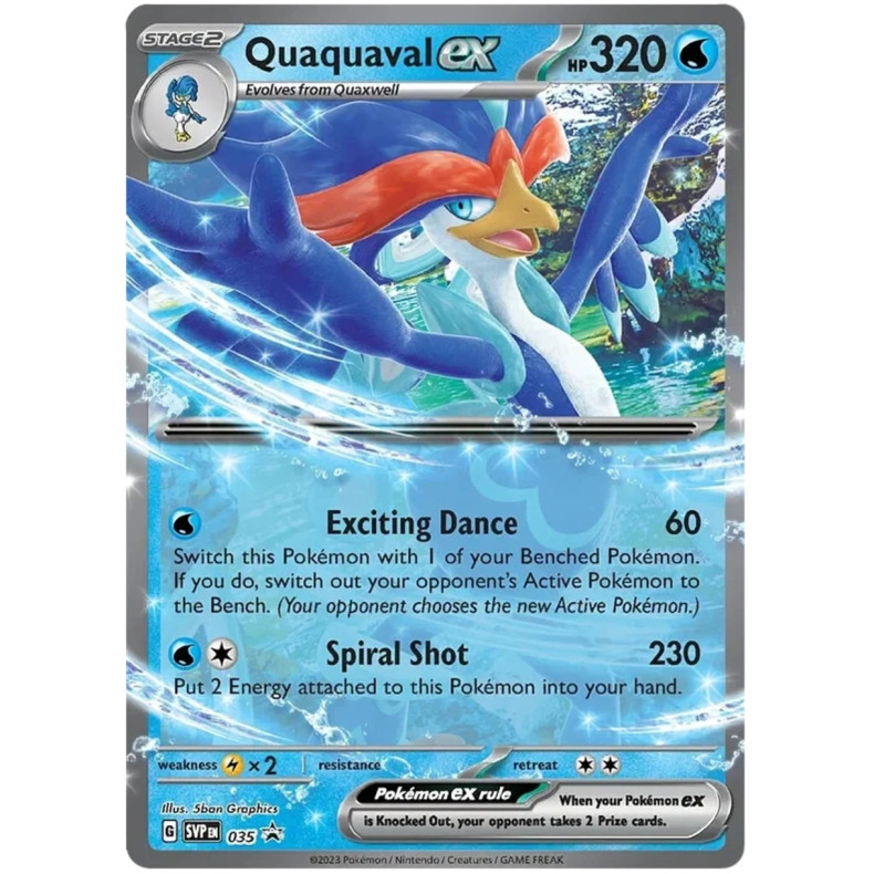 Quaquaval ex SVP035 - Scarlet &amp; Violet Promo Kort SVP