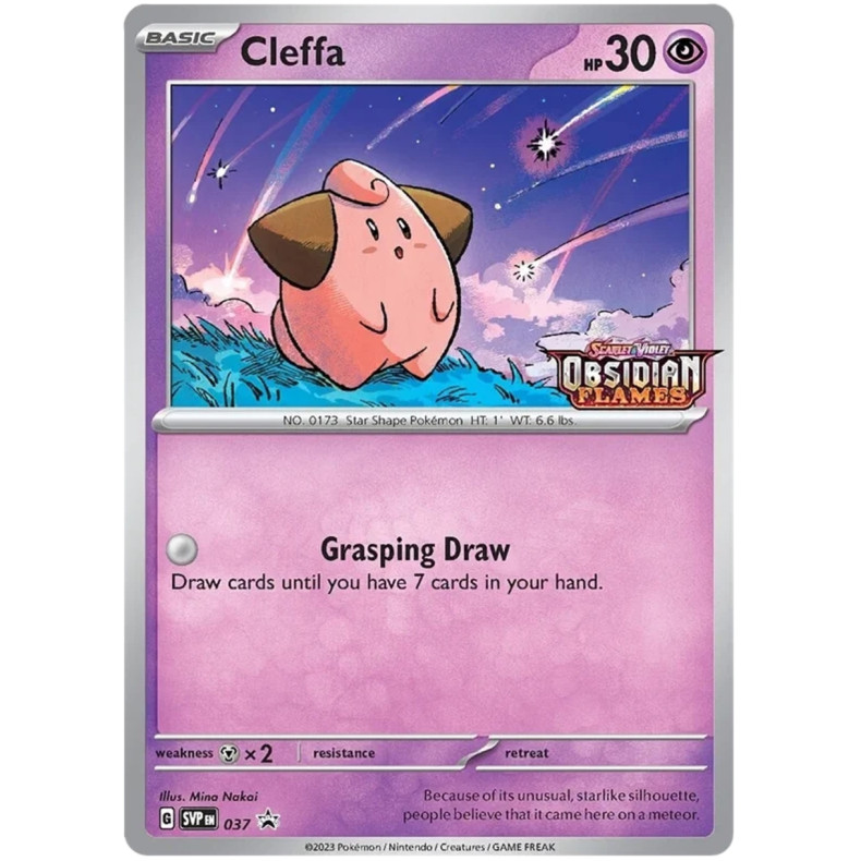 Cleffa SVP037 - Scarlet &amp; Violet Promo Kort SVP