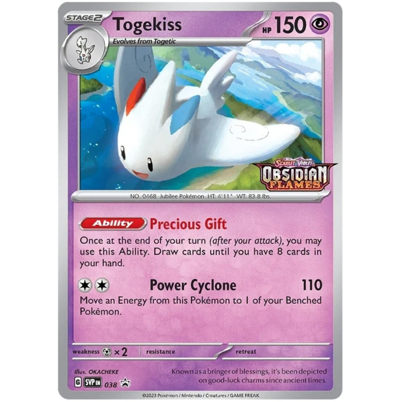 Togekiss SVP038 - Scarlet &amp; Violet Promo Kort SVP