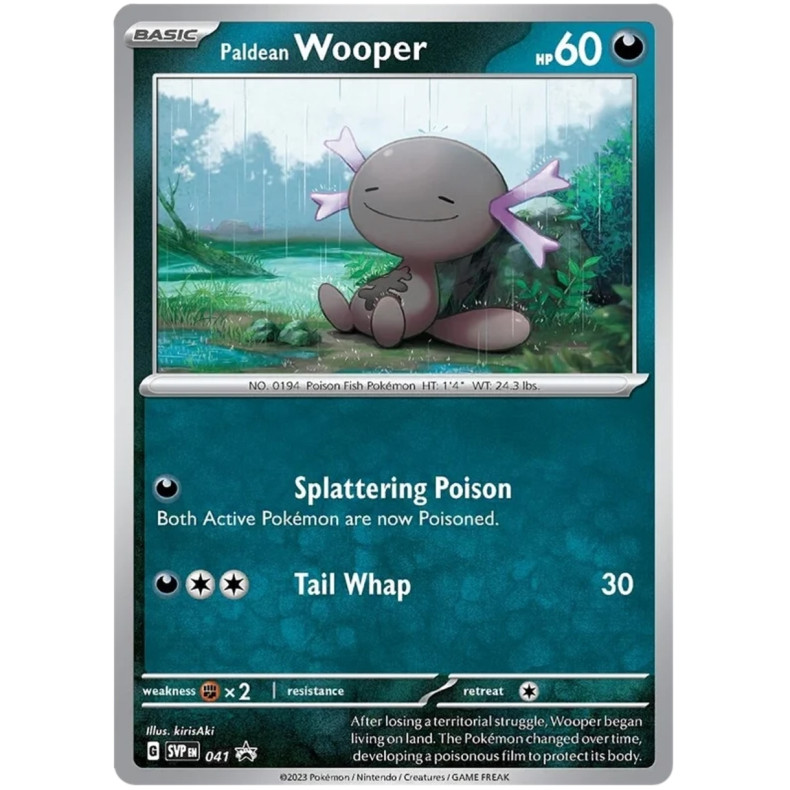 Paldean Wooper SVP041 - Scarlet &amp; Violet Promo Kort SVP