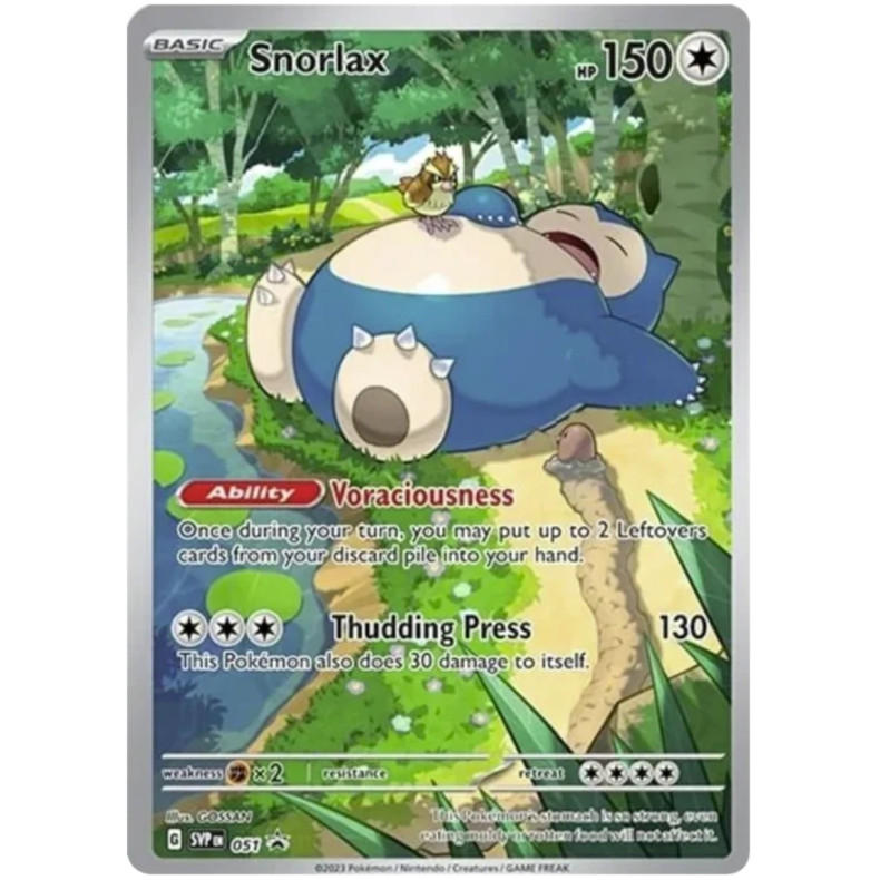 Snorlax SVP051 - Scarlet &amp; Violet Promo Kort SVP