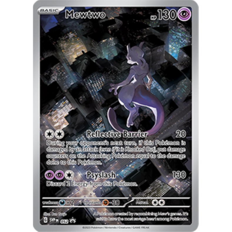 Mewtwo SVP052 - Scarlet &amp; Violet Promo Kort SVP