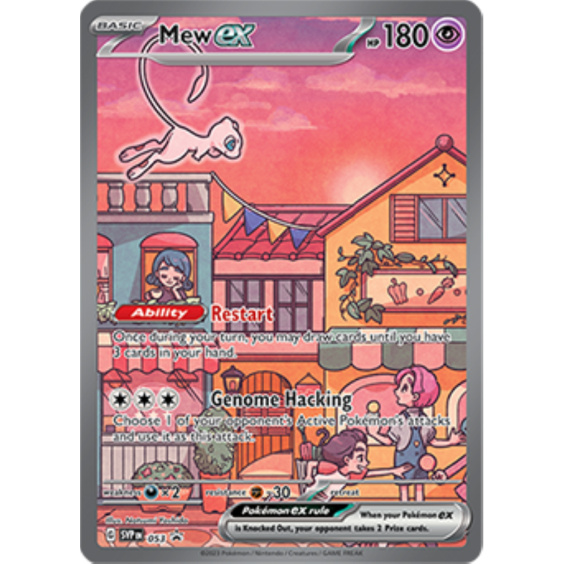 Mew ex SVP053 - Scarlet &amp; Violet Promo Kort SVP