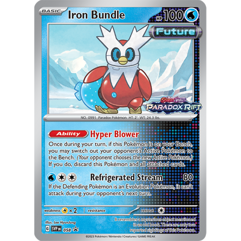 Iron Bundle SVP058 - Scarlet &amp; Violet Promo Kort SVP