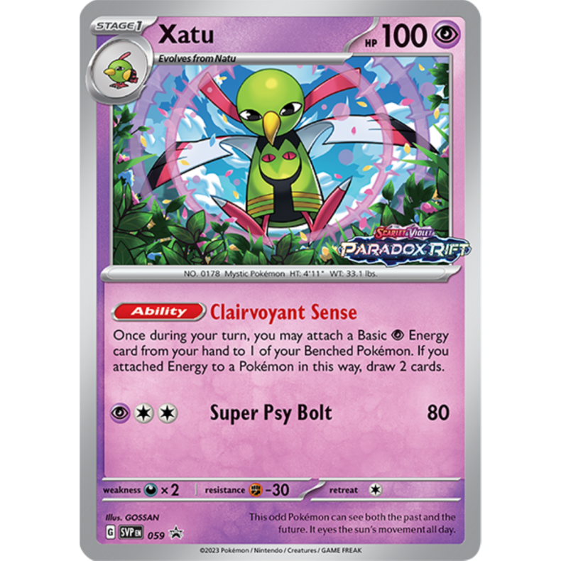 Xatu SVP059 - Scarlet &amp; Violet Promo Kort SVP