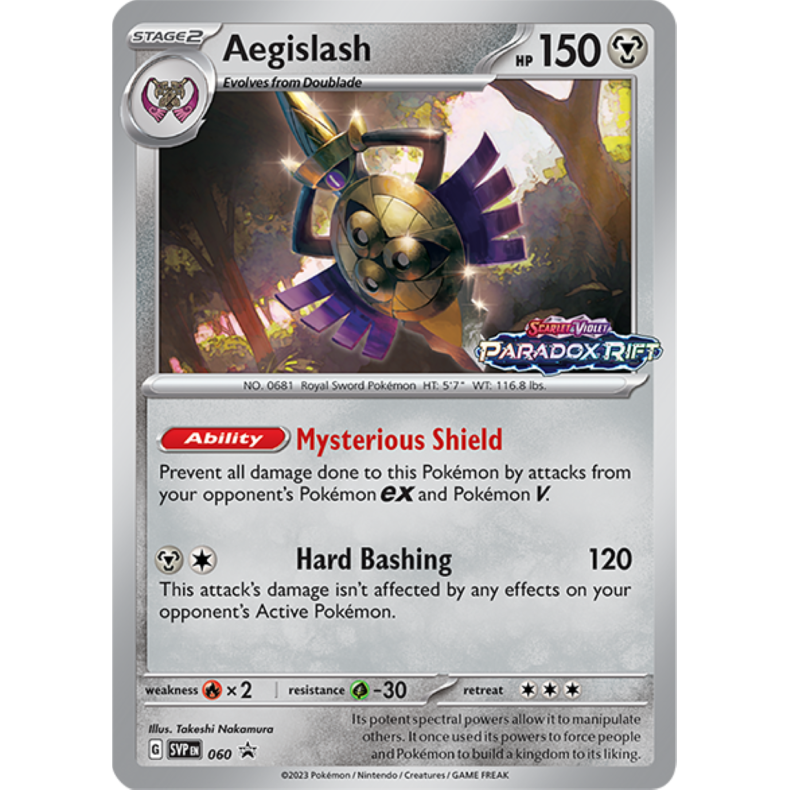 Aegislash SVP060 - Scarlet &amp; Violet Promo Kort SVP