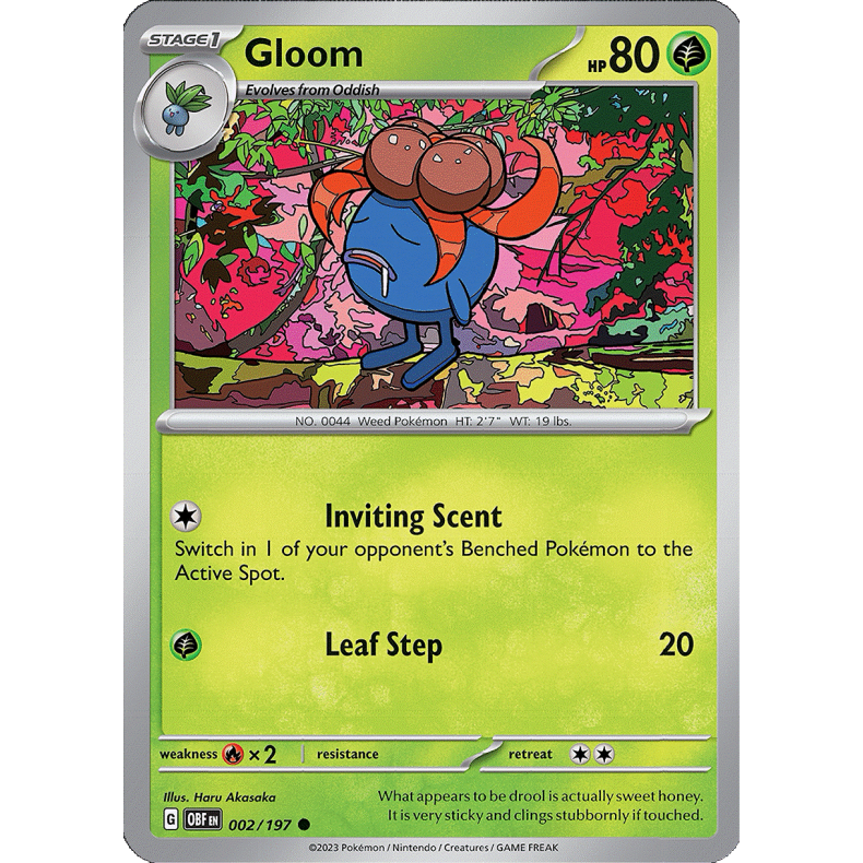 Gloom 002/197 - Obsidian Flames Enkeltkort