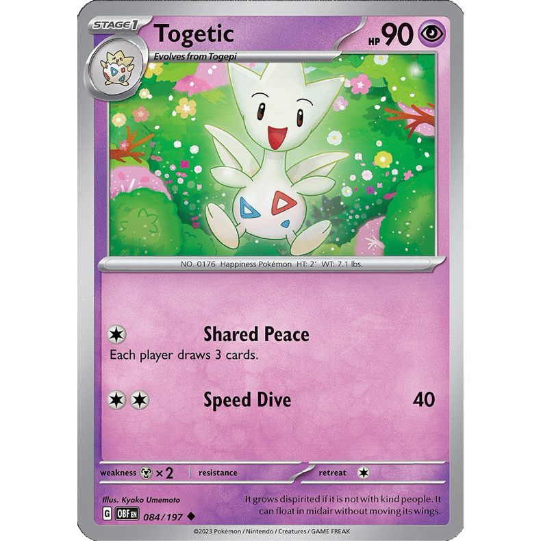 Togetic 084/197 - Obsidian Flames Enkeltkort