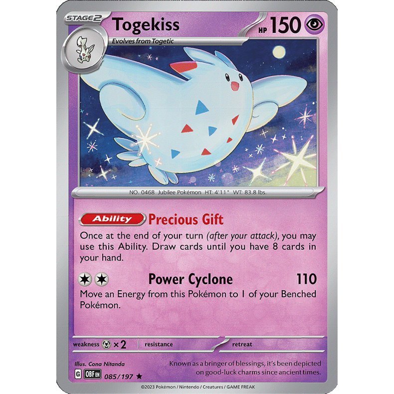 Togekiss 085/197 - Obsidian Flames Enkeltkort