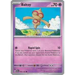 Baltoy 094/197 - Obsidian Flames Enkeltkort