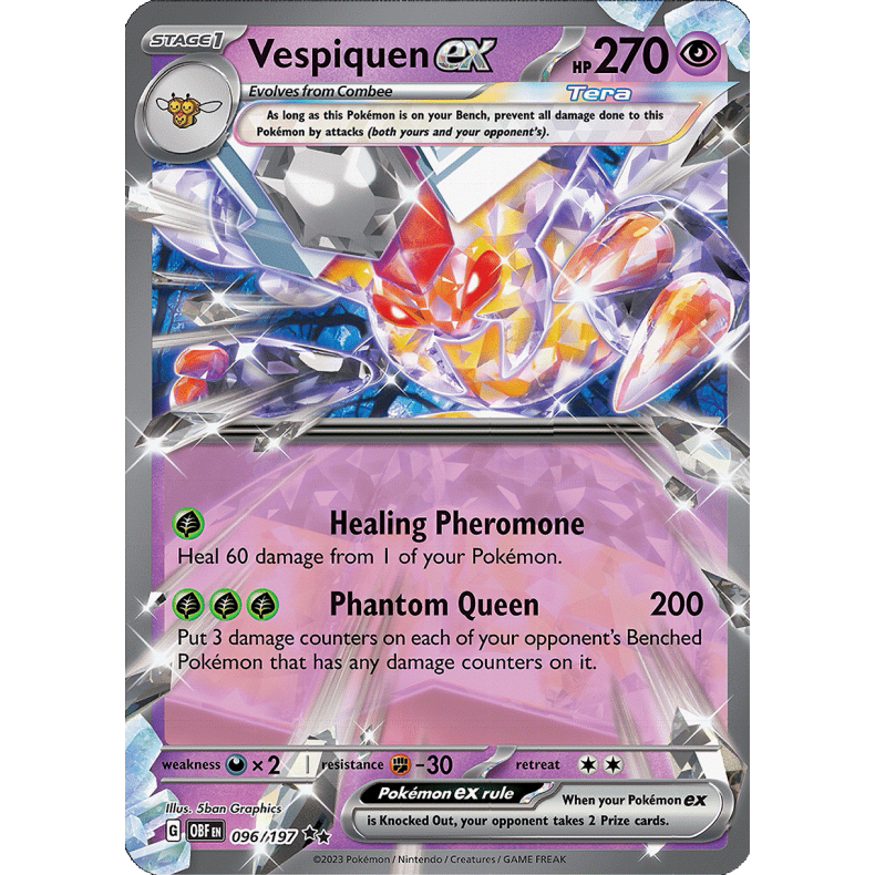 Vespiquen ex 096/197 - Obsidian Flames Enkeltkort