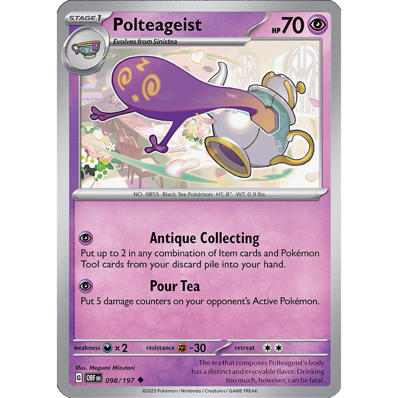 Polteageist 098/197 - Obsidian Flames Enkeltkort