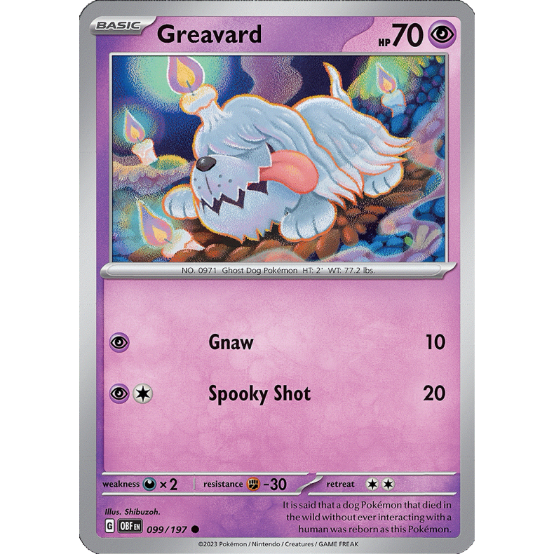 Greavard 099/197 - Obsidian Flames Enkeltkort