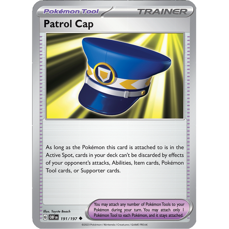 Patrol Cap 191/197 - Obsidian Flames Enkeltkort