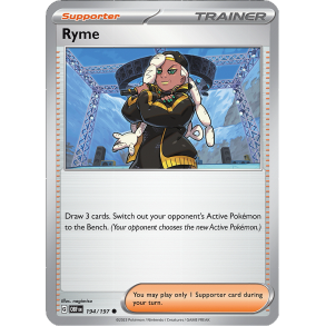 Ryme 194/197 - Obsidian Flames Enkeltkort