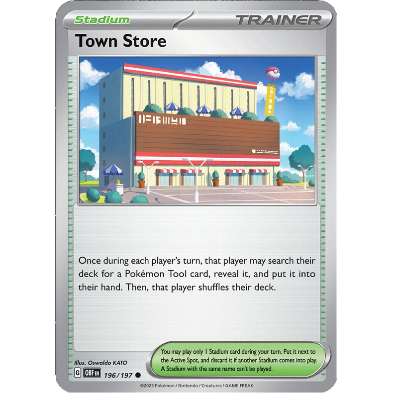 Town Store 196/197 - Obsidian Flames Enkeltkort