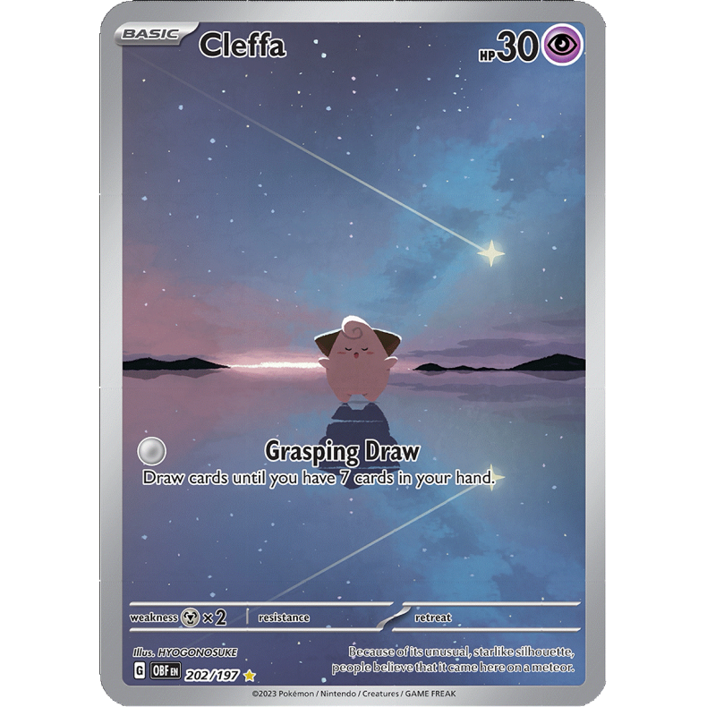 Cleffa 202/197 - Obsidian Flames Enkeltkort