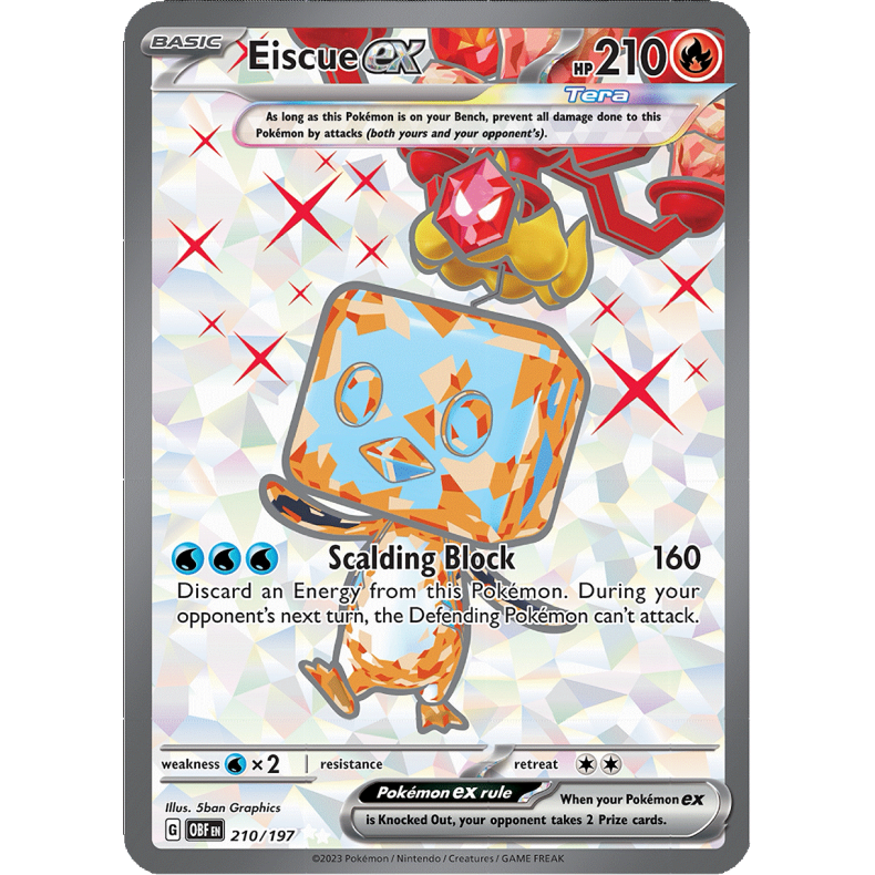 Eiscue ex 210/197 - Obsidian Flames Enkeltkort