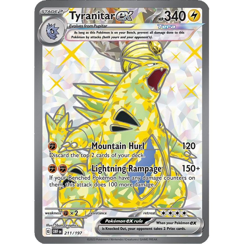 Tyranitar ex - 211/197 (SV03)