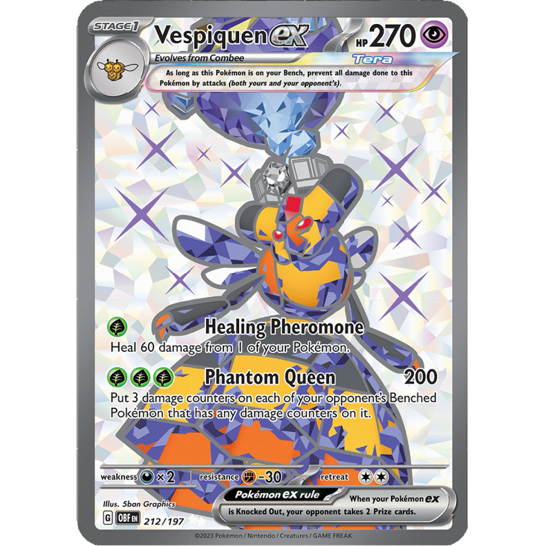 Vespiquen ex 212/197 - Obsidian Flames Enkeltkort