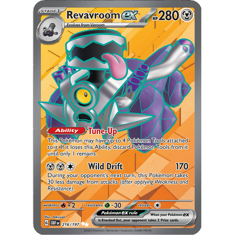 Revavroom ex 216/197 - Obsidian Flames Enkeltkort