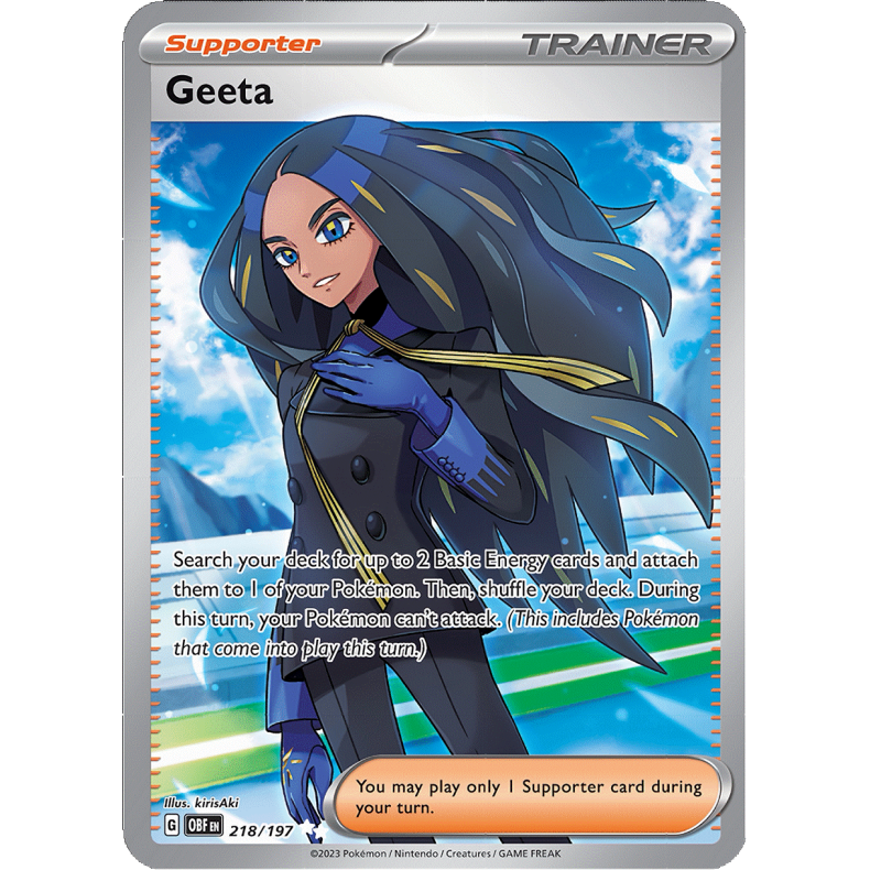 Geeta 218/197 - Obsidian Flames Enkeltkort