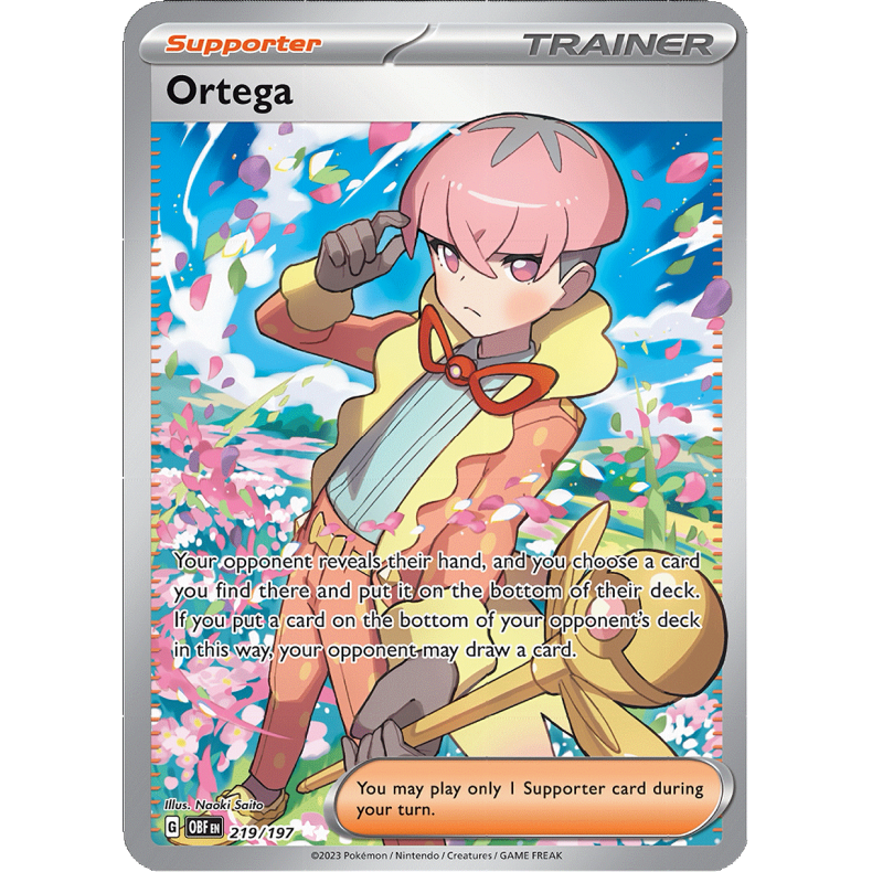 Ortega 219/197 - Obsidian Flames Enkeltkort