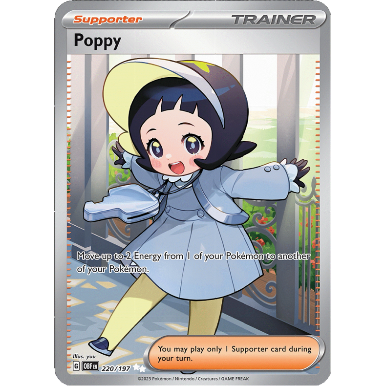 Poppy 220/197 - Obsidian Flames Enkeltkort
